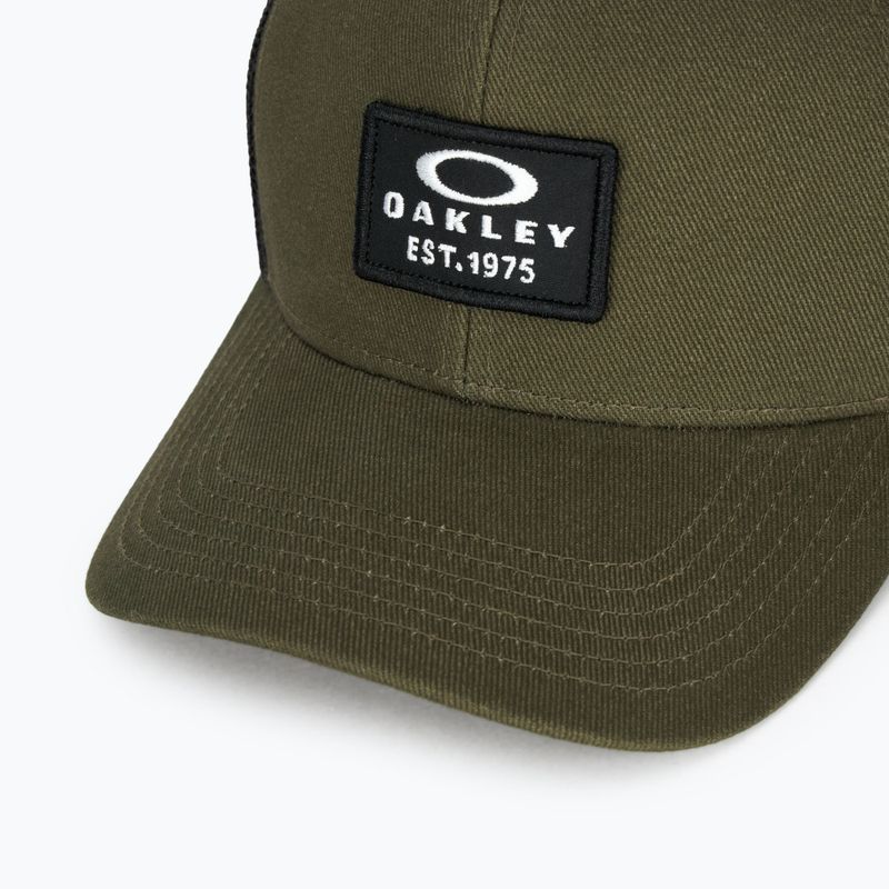 Férfi Oakley Patch Trucker új sötét kefés baseball sapka 3
