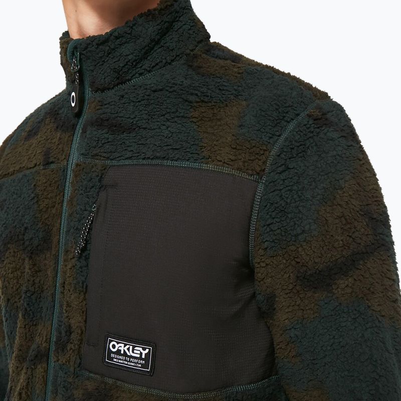 Oakley Mountain Fire Sherpa férfi snowboard pulóver zöld FOA403426 6