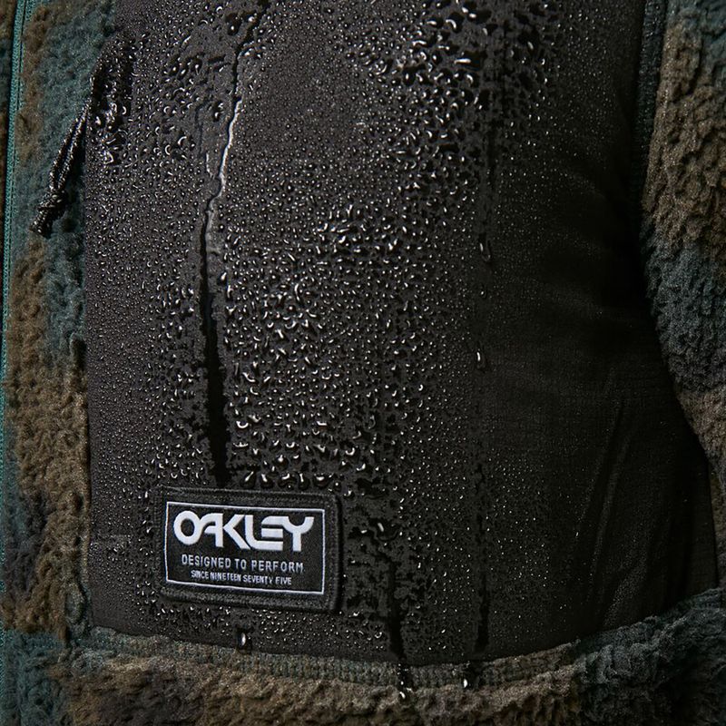 Oakley Mountain Fire Sherpa férfi snowboard pulóver zöld FOA403426 7