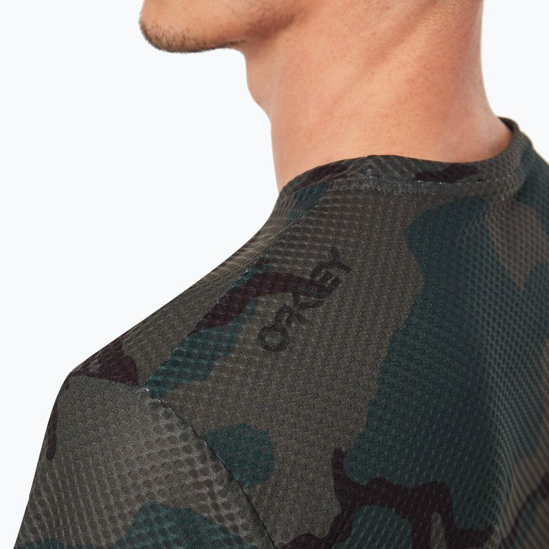 Oakley Ride Free SS férfi kerékpáros mez zöld FOA403780 3