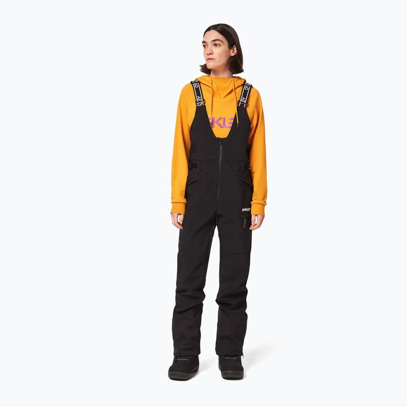 Női Oakley TC Dharma Softshell Bib Snowboard nadrág Fekete FOA500279