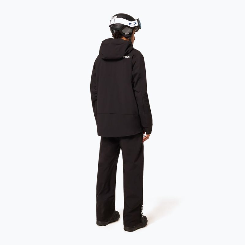 Férfi snowboarddzseki Oakley TNP TBT Insulated black/white logo 2
