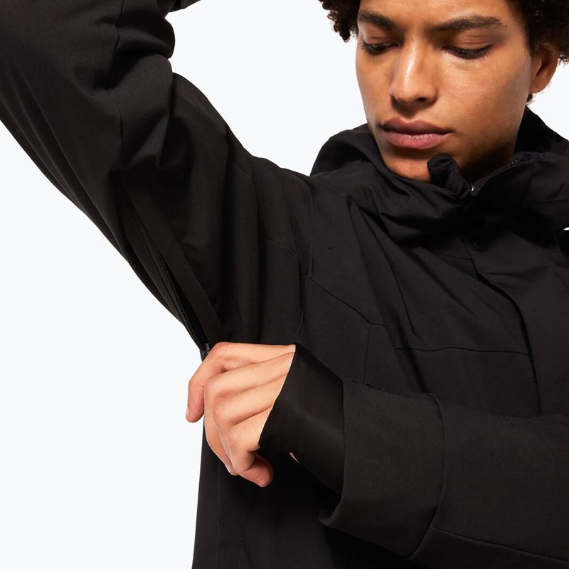 Férfi snowboarddzseki Oakley TNP TBT Insulated black/white logo 8