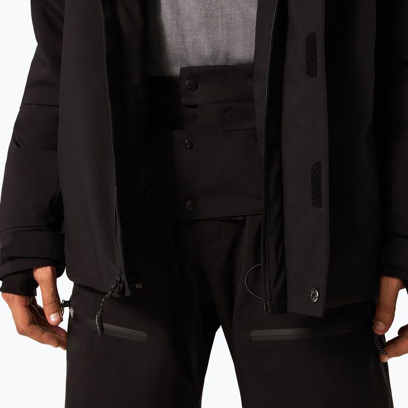 Férfi snowboarddzseki Oakley TNP TBT Insulated black/white logo 9