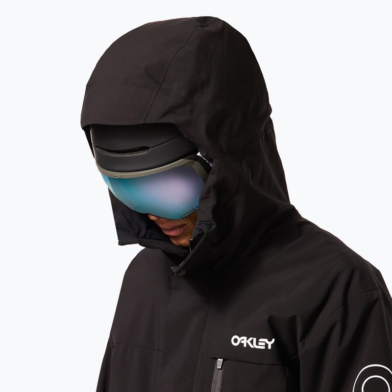 Férfi snowboarddzseki Oakley TNP TBT Insulated black/white logo 12