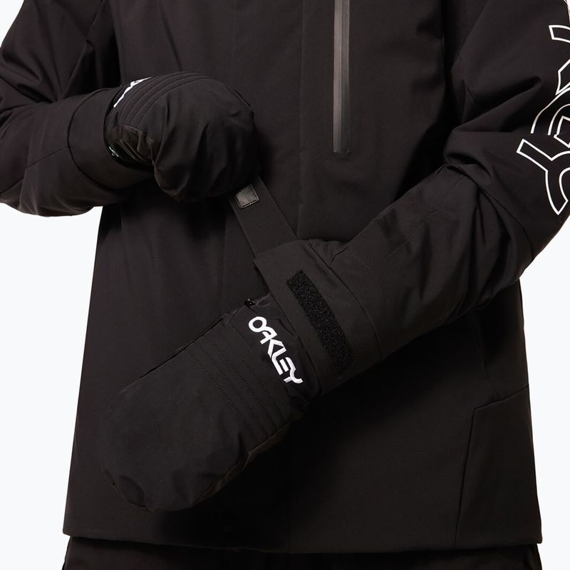 Férfi snowboarddzseki Oakley TNP TBT Insulated black/white logo 14