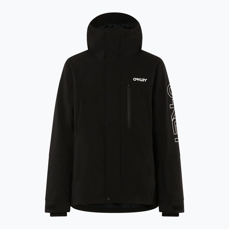 Férfi snowboarddzseki Oakley TNP TBT Insulated black/white logo 15