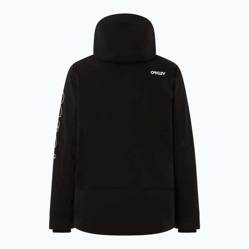 Férfi snowboarddzseki Oakley TNP TBT Insulated black/white logo 16