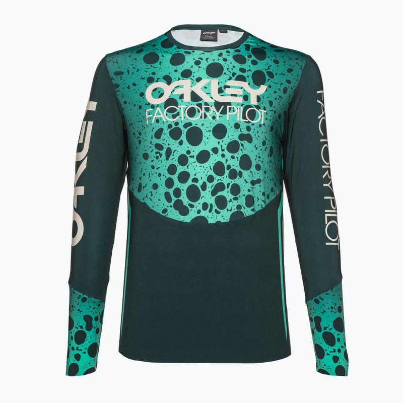 Oakley Maven Rc LS férfi kerékpáros mez zöld FOA404403 8