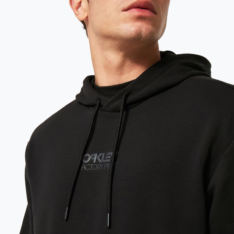 Férfi Oakley Factory Pilot Rc Hoodie fekete FOA404506 kerékpáros melegítő pulóver 5