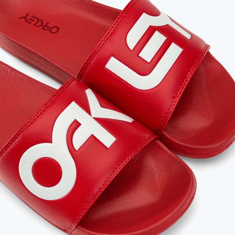 Oakley férfi B1B Slide 2.0 flip-flopok piros FOF100424465 7
