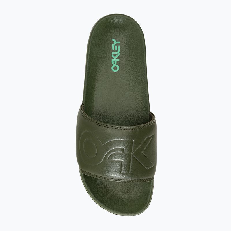 Férfi Oakley College Flip Flop zöld/fekete FOF10042486L flip flopok 6
