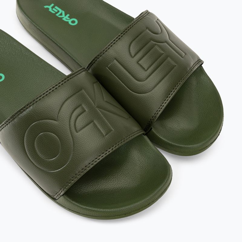 Férfi Oakley College Flip Flop zöld/fekete FOF10042486L flip flopok 7