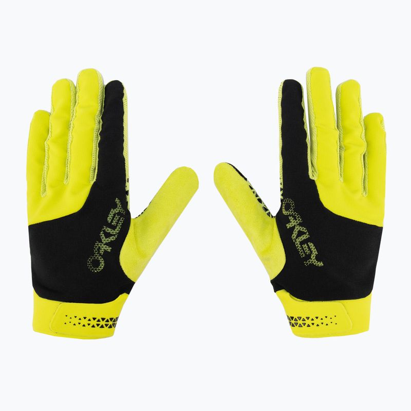 Oakley Off Camber Mtb kerékpáros kesztyű sárga és fekete FOS900875 3