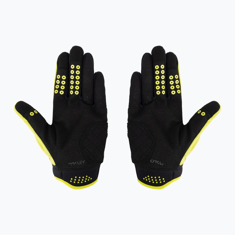 Oakley Switchback Mtb kerékpáros kesztyű fekete/sárga FOS900879 2
