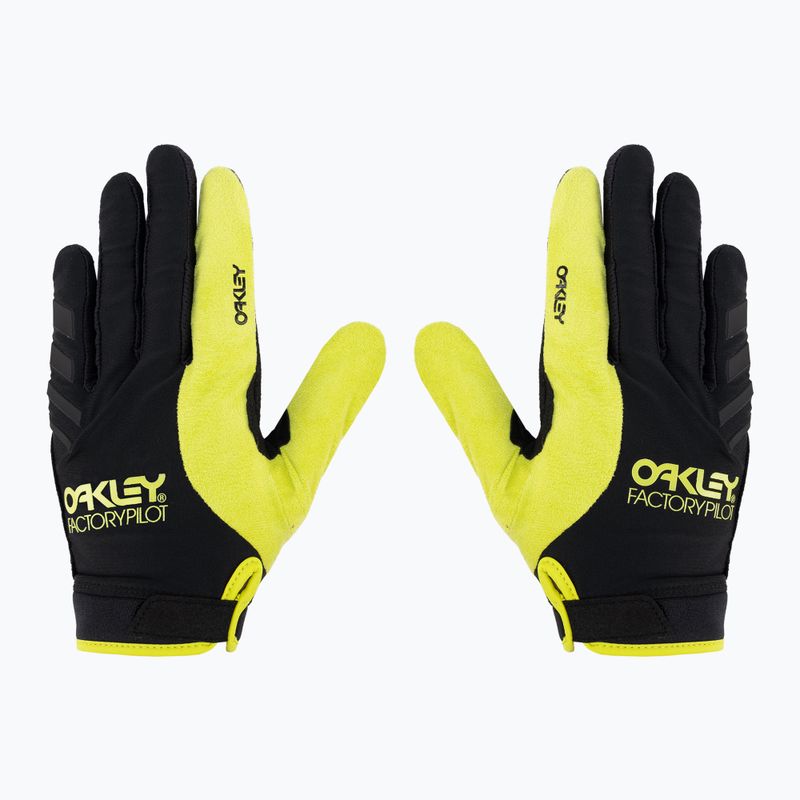 Oakley Switchback Mtb kerékpáros kesztyű fekete/sárga FOS900879 3