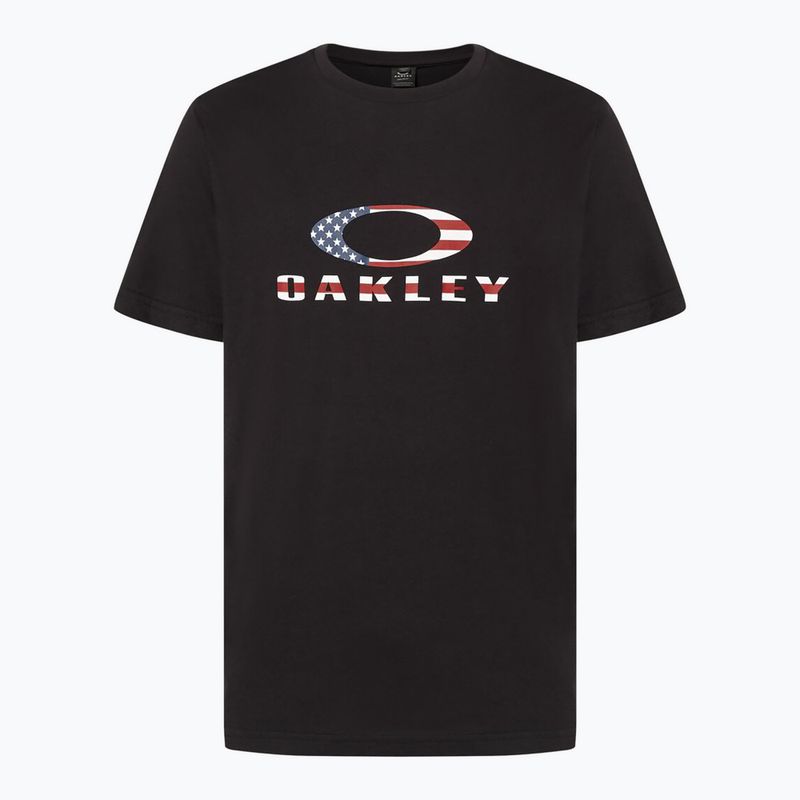Férfi Oakley O Bark 2.0 t-shirt fekete/amerikai zászló 6
