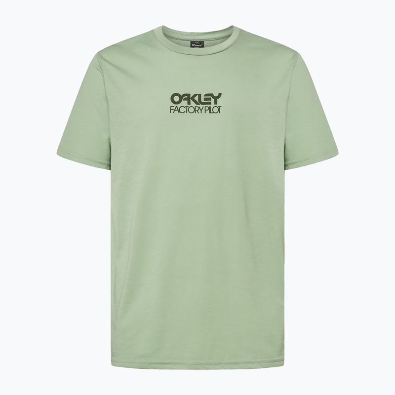 Férfi Oakley Factory Pilot Ss Tee zöld FOA404507 kerékpáros póló