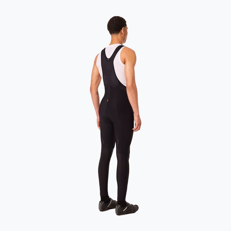 Férfi Oakley Clima Thermal Bib Tight kerékpáros rövidnadrág fekete FOA404886 3