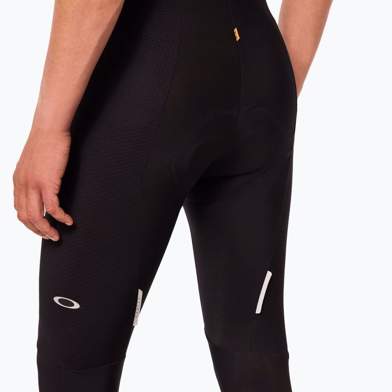 Férfi Oakley Clima Thermal Bib Tight kerékpáros rövidnadrág fekete FOA404886 6