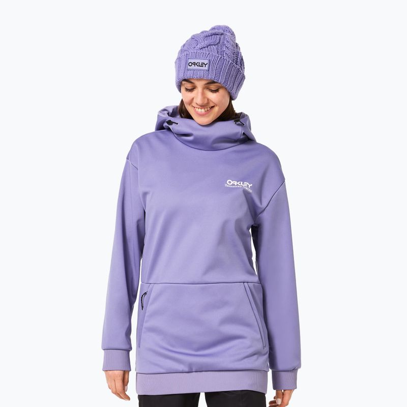 Női Oakley Park RC Softshell kapucnis pulóver új lila 3