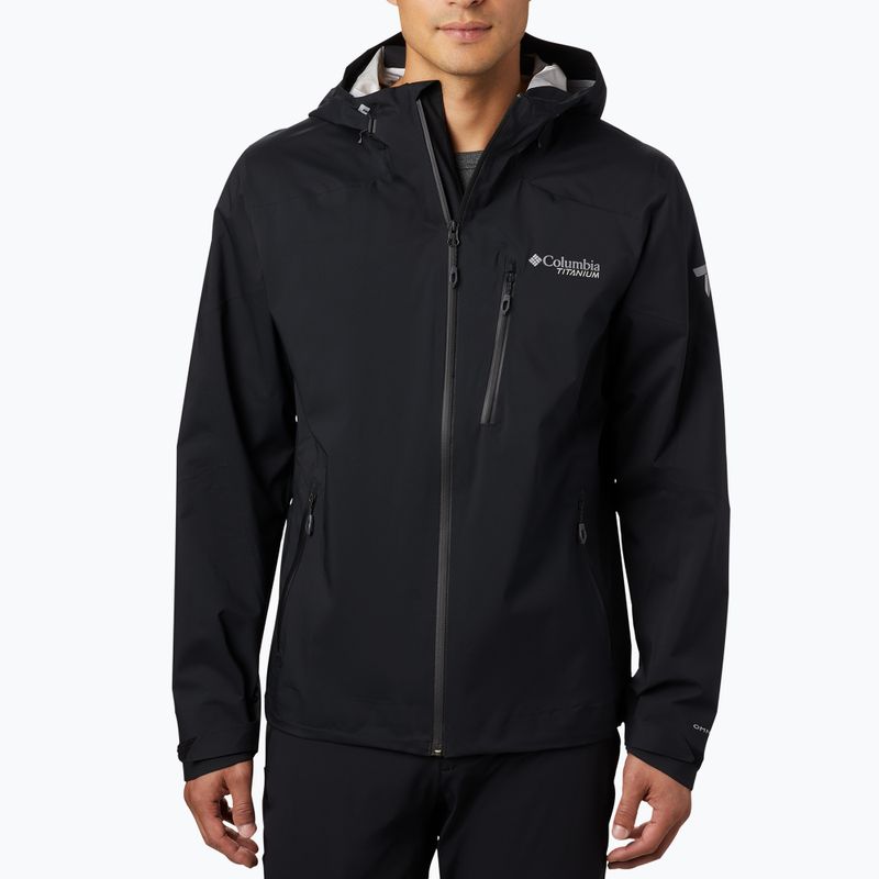 Columbia férfi softshell dzseki Titan Pass 2.5L Shell 010 fekete 1888941