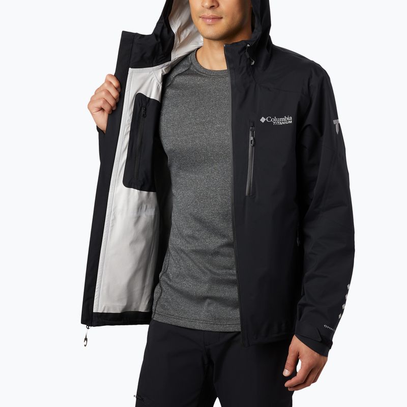Columbia férfi softshell dzseki Titan Pass 2.5L Shell 010 fekete 1888941 4