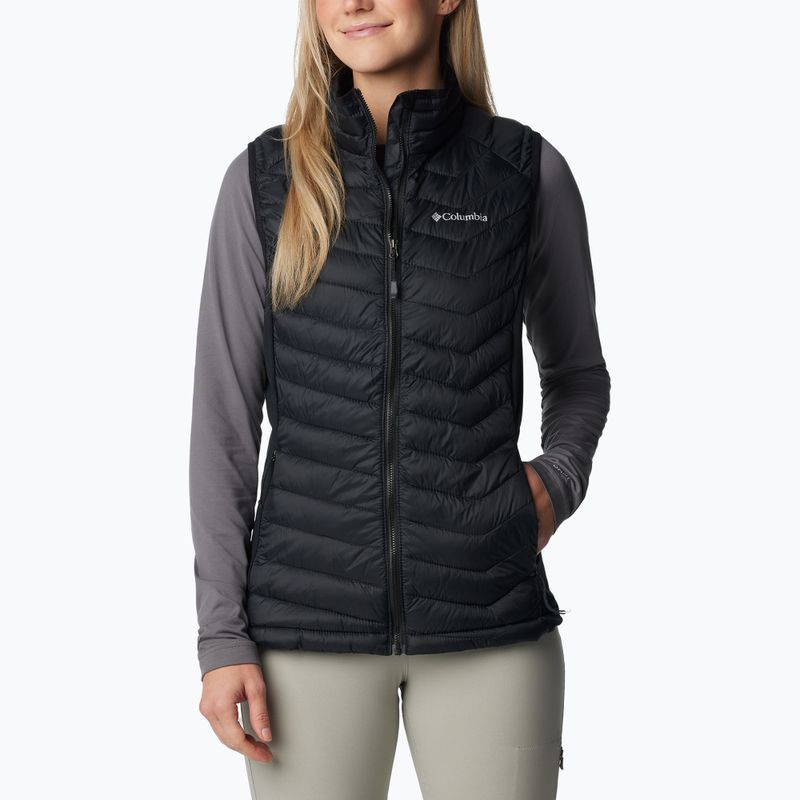 Columbia Powder Pass női ujjatlan 12 fekete 1832222