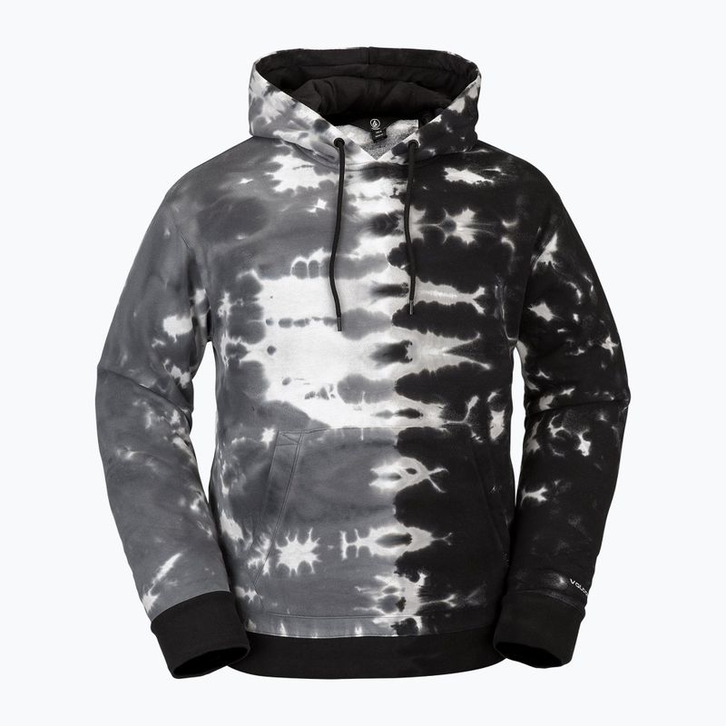 Férfi Volcom Insulate HD szürke-fekete snowboard pulóver G4152204-TDY