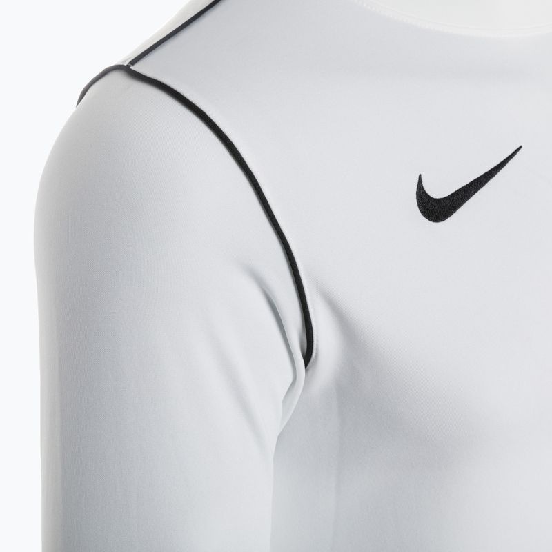 Férfi Nike Dri-FIT Park 20 Crew fehér/fekete/fekete hosszú ujjú labdarúgó cipő 3