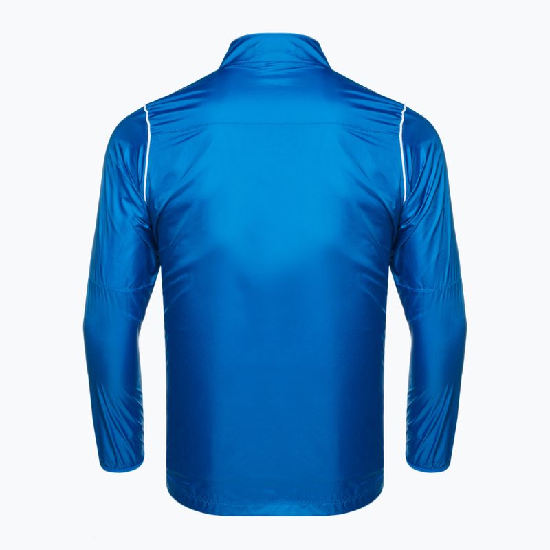 Férfi focidzseki Nike Park 20 Rain Jacket királykék/fehér/fehér 2