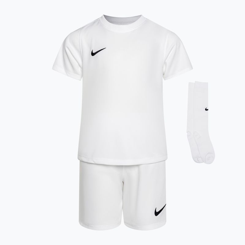 Nike Dri-FIT Park Little Kids labdarúgó szett fehér/fehér/fekete