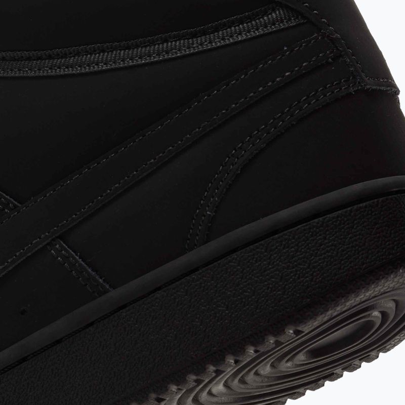 Férfi cipő Nike Court Vision Mid black/black/black 15