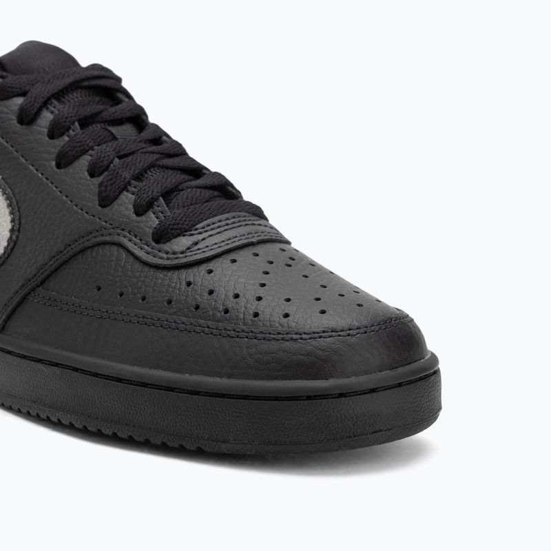 Nike Court Vision Low női cipő fekete/fekete 7