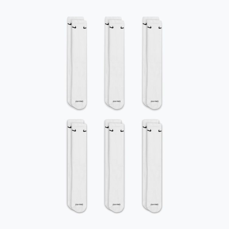 Férfi zokni Nike Everyday Plus Cushioned Crew 6 pairs white/black 3