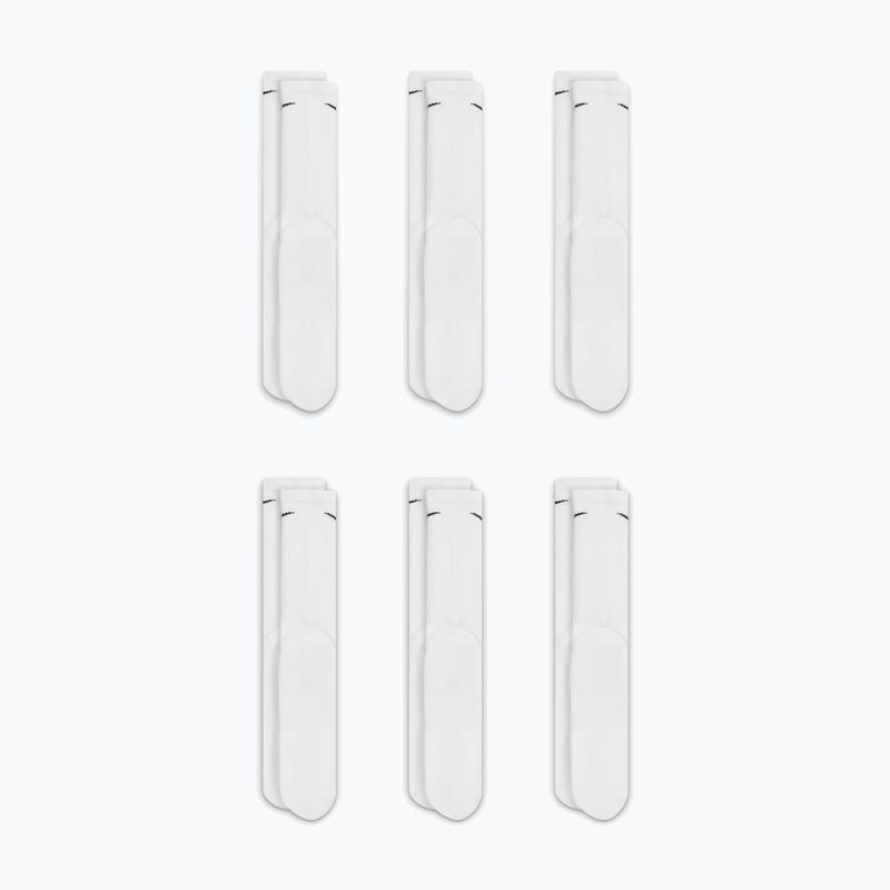 Férfi zokni Nike Everyday Plus Cushioned Crew 6 pairs white/black 4