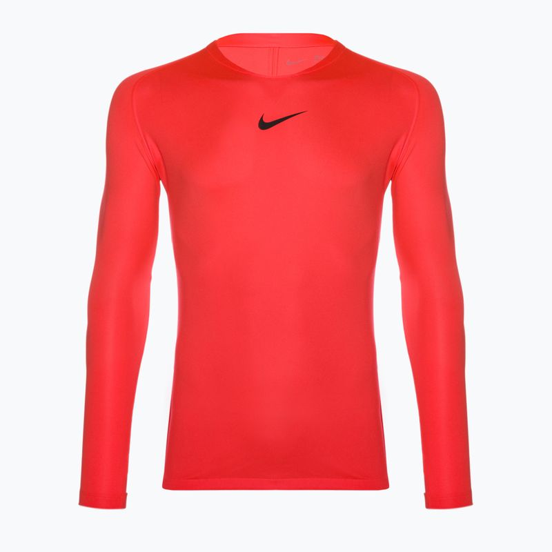 Férfi Termál hosszú ujjú  Nike Dri-FIT Park First Layer LS bright crimson/black