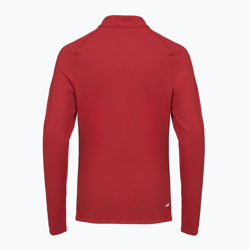 Gyermek labdarúgó pulóver New Balance Training 1/4 Zip kötött bordó NBEJT9035 2