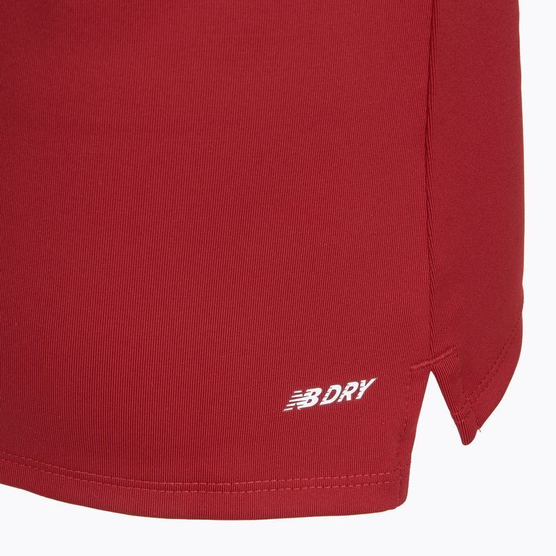 Gyermek labdarúgó pulóver New Balance Training 1/4 Zip kötött bordó NBEJT9035 5