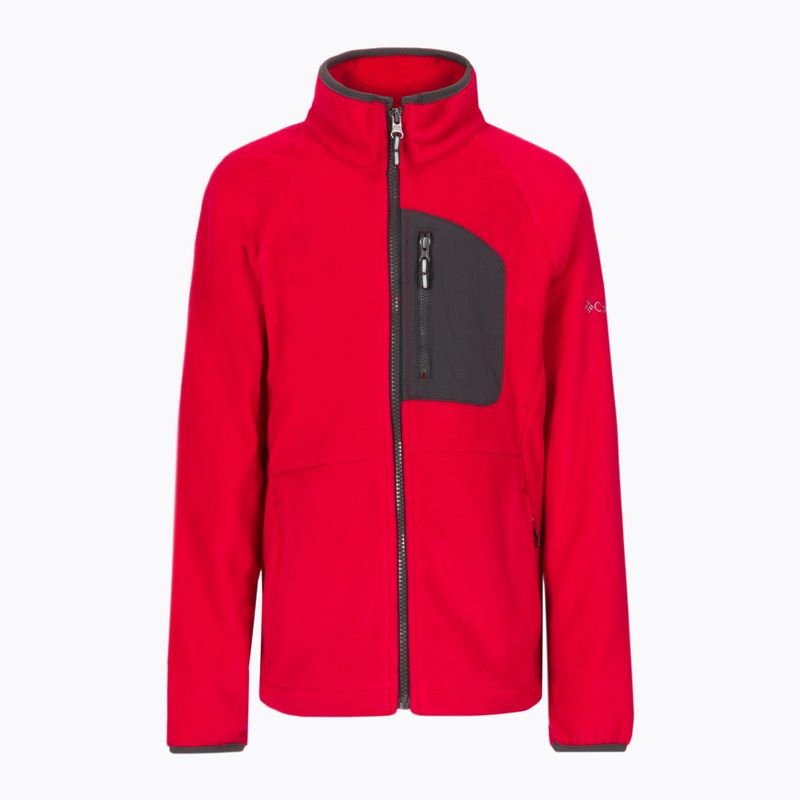 Columbia Fast Trek III gyermek fleece pulóver piros 1887852