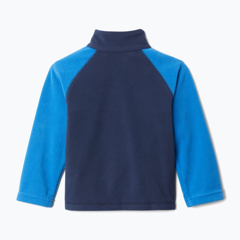 Columbia Glacial Fleece gyermek trekking pulóver collegiate navy/bright indigó színben 2