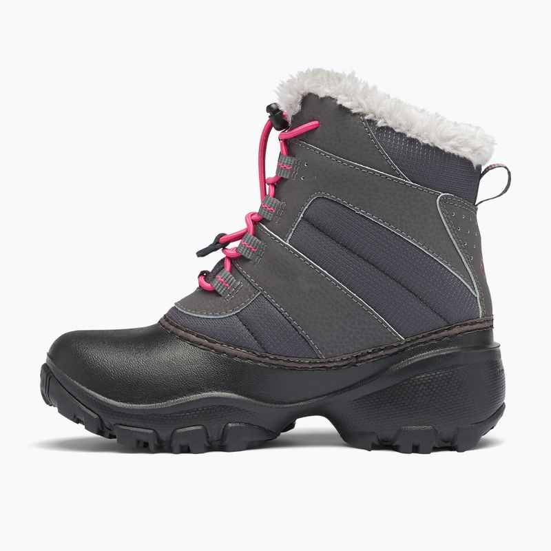 Columbia Rope Tow III WP Girl gyermek hócipő sötétszürke/hő rózsaszínű 12