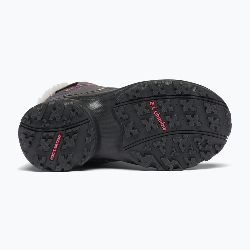 Columbia Rope Tow III WP Girl gyermek hócipő sötétszürke/hő rózsaszínű 16