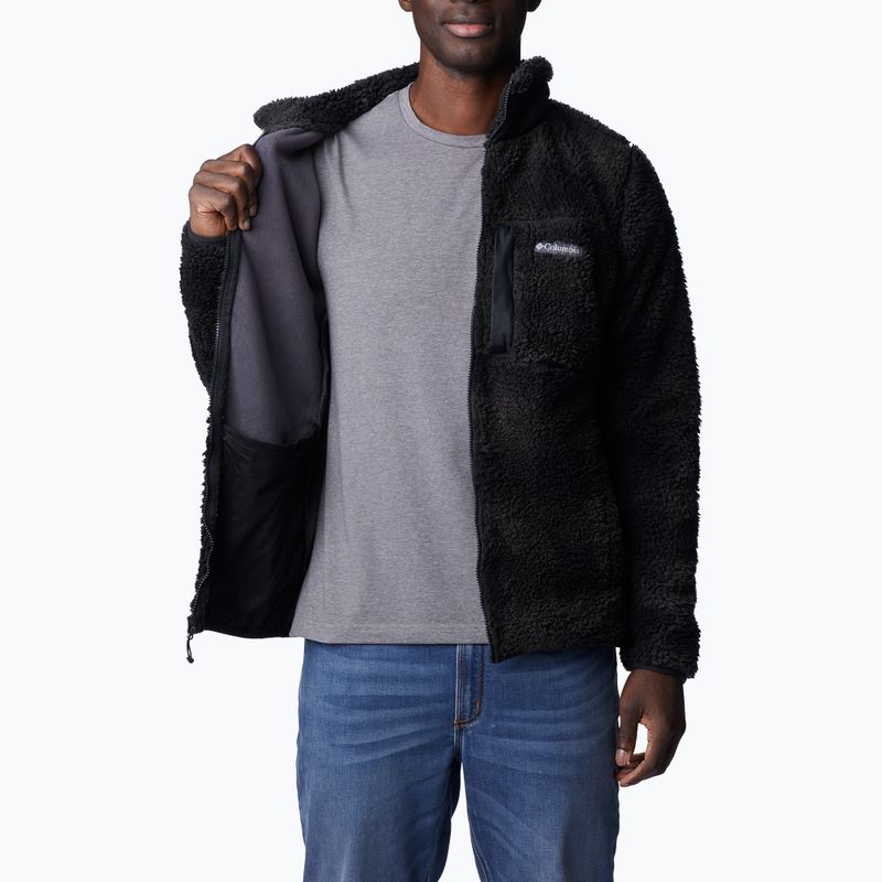 Columbia férfi Winter Pass Print Fleece pulóver fekete 1866565 5