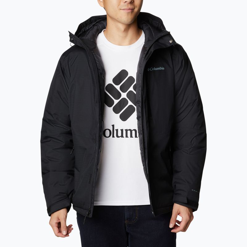 Columbia Oak Harbor Insulated férfi pehelypaplan kabát fekete 1958661