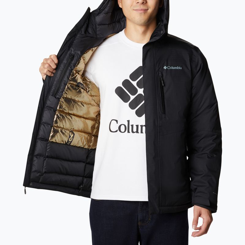 Columbia Oak Harbor Insulated férfi pehelypaplan kabát fekete 1958661 4