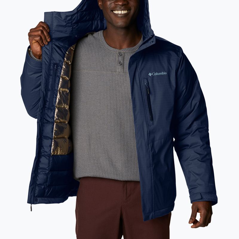 Columbia Oak Harbor Insulated férfi télikabát kollegiális tengerészgyalogos színben 4