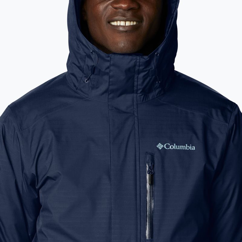 Columbia Oak Harbor Insulated férfi télikabát kollegiális tengerészgyalogos színben 5