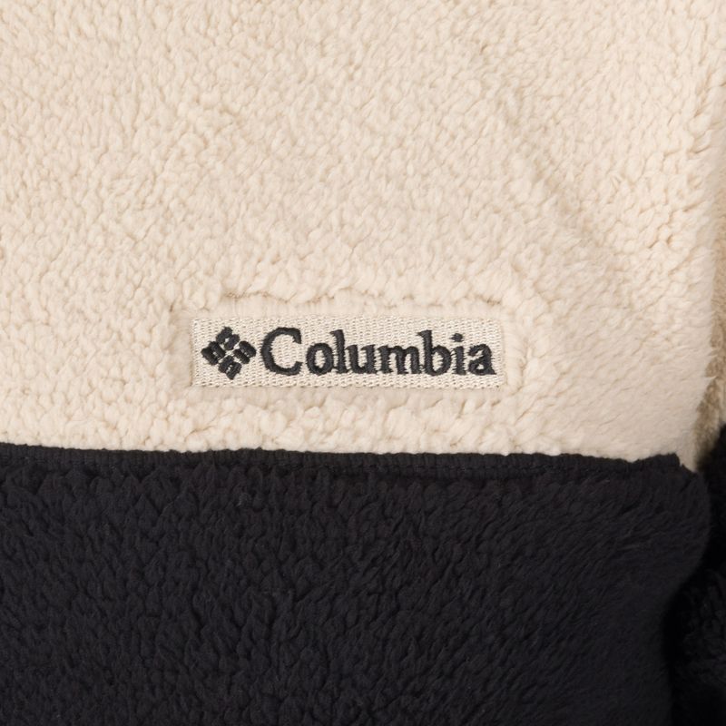 Columbia Rugged Ridge Sherpa 1/2 férfi fleece pulóver bézs és fekete 1952393 8