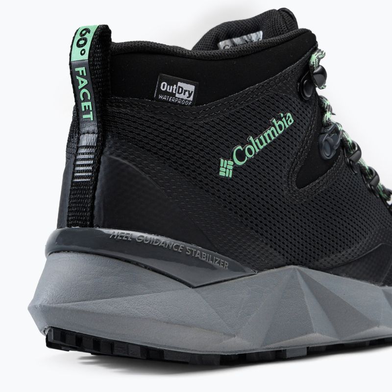 Columbia Facet 60 OutDry női túrabakancs fekete 1945631 8
